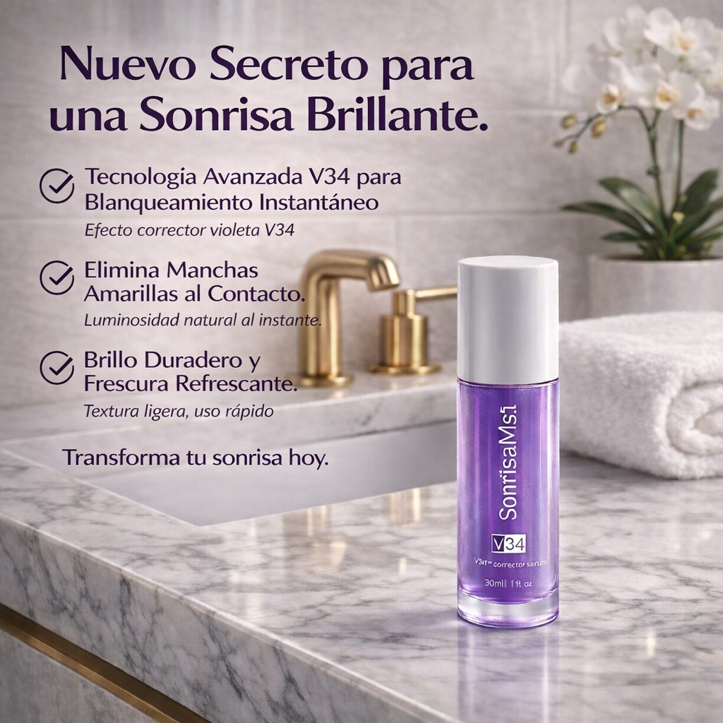 Blanqueador Dental v34 Colour Corrector / Promoción 1 + 1 Limitada