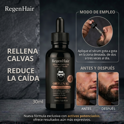 RegenHair - Sérum Capilar para Cabello y Barba