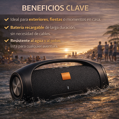 ¡Últimas Unidades! BOOMBOX 3™ – Sonido Imbatible y Diseño Compacto