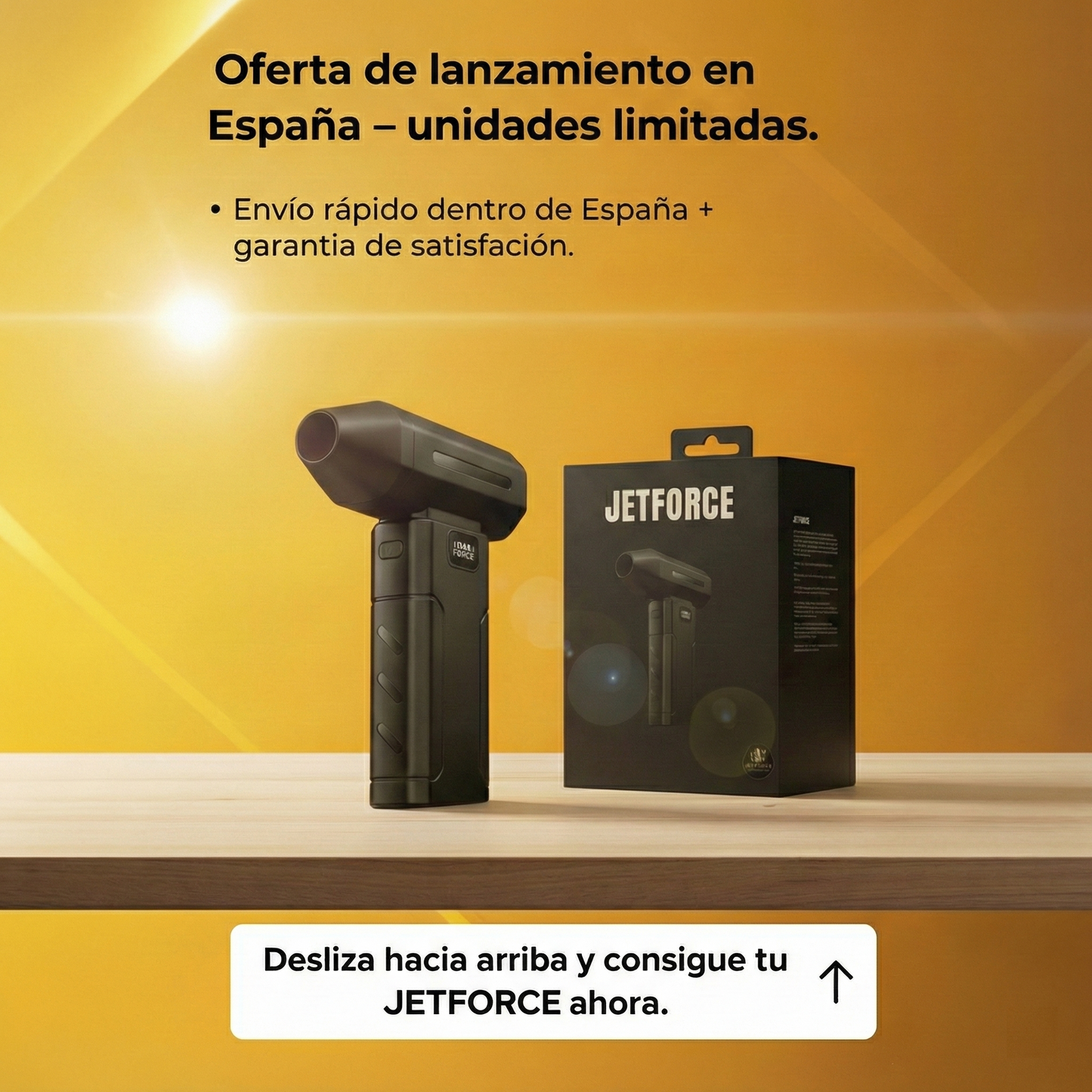 JetForce™ - Mini Turbo de Aire Portátil Compacto y de Alta Potencia