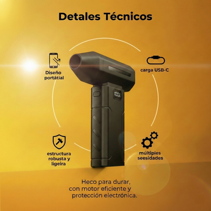 JetForce™ - Mini Turbo de Aire Portátil Compacto y de Alta Potencia