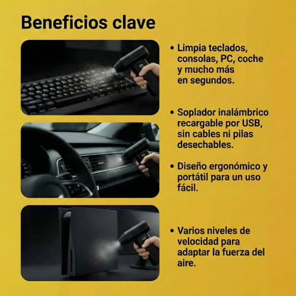 JetForce™ - Mini Turbo de Aire Portátil Compacto y de Alta Potencia