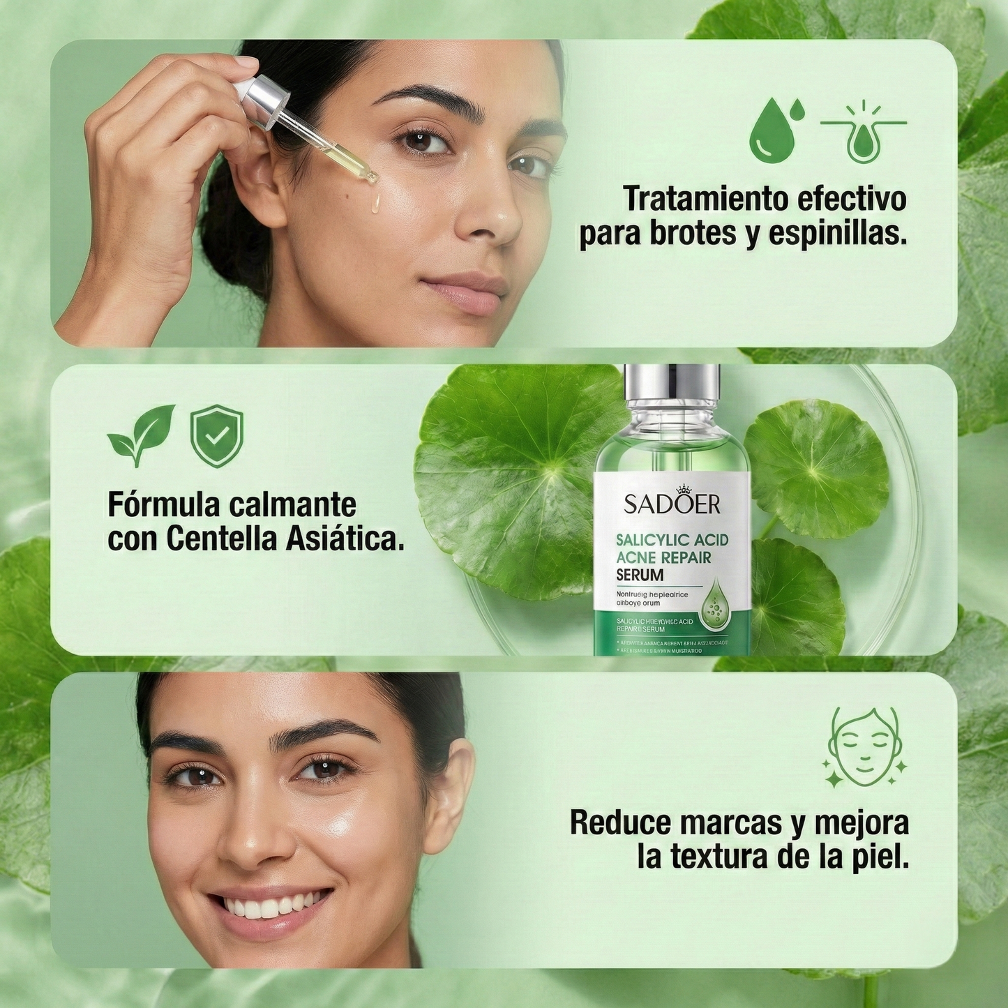 PureGlow™ – Tratamiento Facial Anti-Acné – Piel Lisa, Mate y Regeneración Profunda