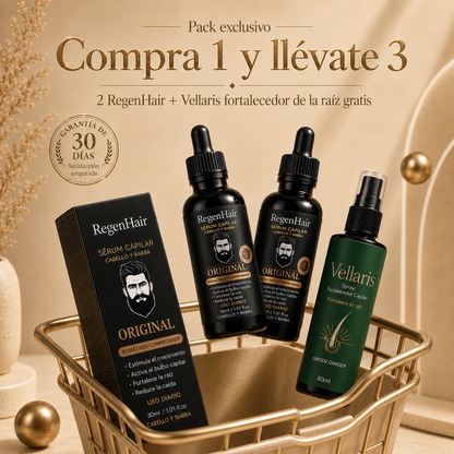 [Compra 1 y llévate 3] - cabello y barba más fuertes, densos y cuidados