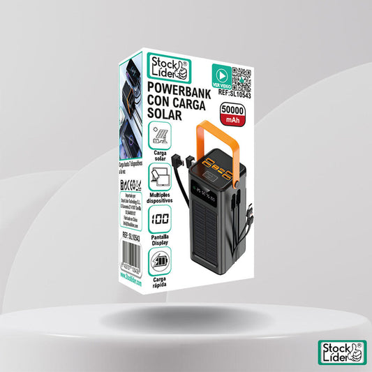 Powerbank con carga solar